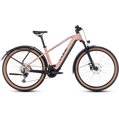 Bicicleta todocamino eléctrica CUBE REACTION HYBRID PRO 500 ALLROAD DIAMANT Rosa 2023 0